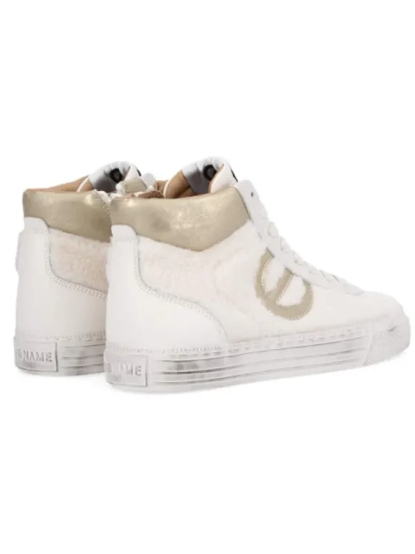 Femme No Name Baskets^Sneakers Strike Mid Cut Cocoon/Nappa-