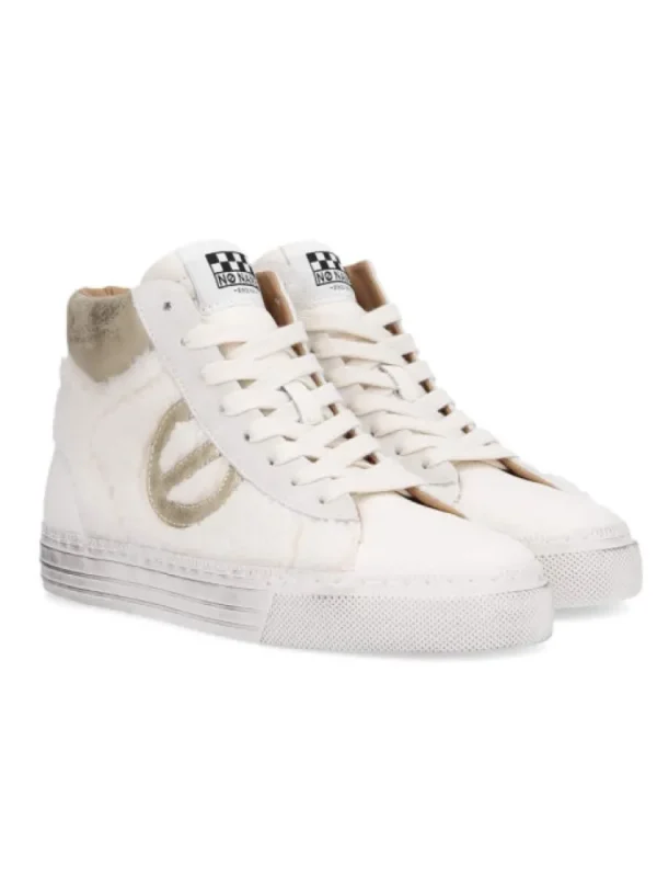 Femme No Name Baskets^Sneakers Strike Mid Cut Cocoon/Nappa-