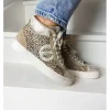 Femme No Name Baskets^Sneakers Strike Mid Cut Pony/Lynx-