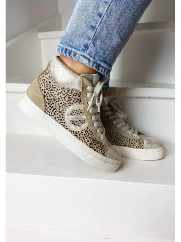 Femme No Name Baskets^Sneakers Strike Mid Cut Pony/Lynx-