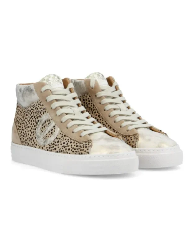 Femme No Name Baskets^Sneakers Strike Mid Cut Pony/Lynx-