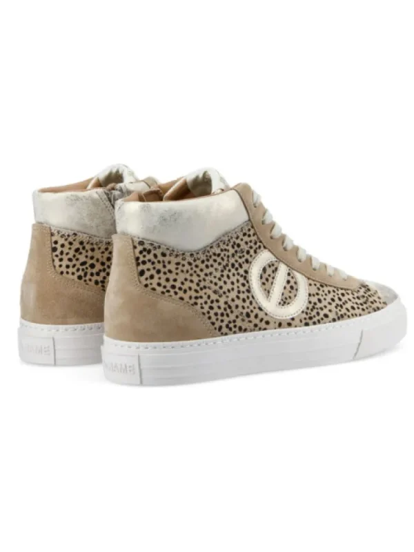 Femme No Name Baskets^Sneakers Strike Mid Cut Pony/Lynx-