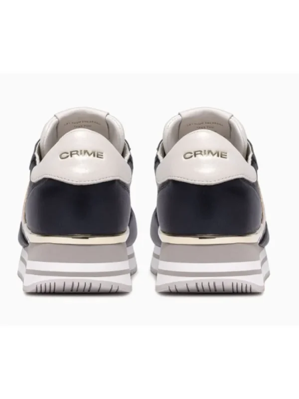 Femme Crime London Baskets^Sneakers Stripe Runner Blue-