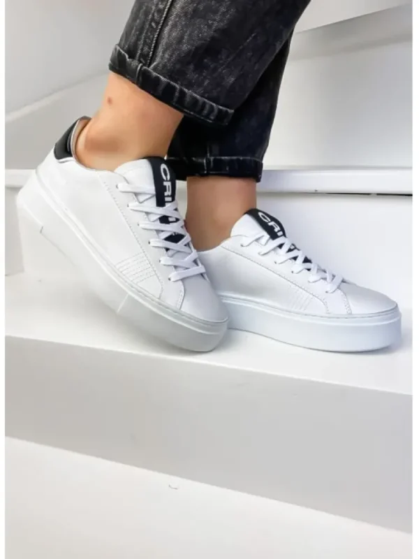 Femme Crime London Baskets^Sneakers Weightless Low Top White-