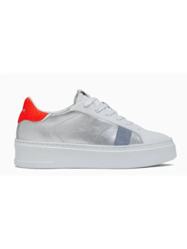Femme Crime London Baskets^Sneakers Weightless Low Top Silver-