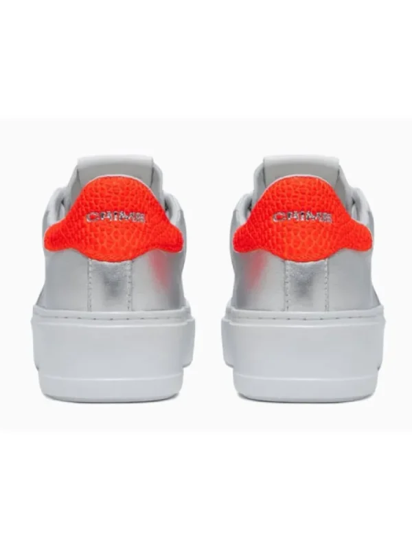 Femme Crime London Baskets^Sneakers Weightless Low Top Silver-