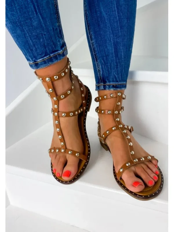 Femme * Sandales & Nu-Pieds^Spartiates Cuir Ibiza-Jeunes & Jolies