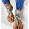 Femme Les Petites Bombes - LPB Sandales & Nu-Pieds^Tong Cuir Bettyna Gris Snake-Les Petites Bombes