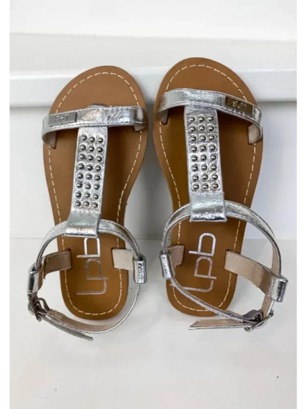Enfants Les Petites Bombes - LPB Sandales & Nu-Pieds^Tong Enfant Emilie Argent Metal-Les Petites Bombes