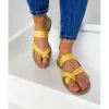 Femme Les Petites Bombes - LPB Sandales & Nu-Pieds^Tongs Asha Jaune Croco-Les Petites Bombes
