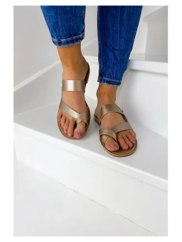 Femme Les Petites Bombes - LPB Sandales & Nu-Pieds^Tongs Asha Rose Metal-Les Petites Bombes