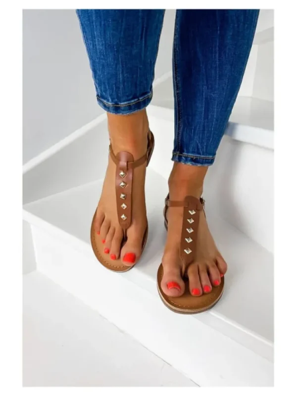 Femme Les Petites Bombes - LPB Sandales & Nu-Pieds^Tongs Cuir Bisma Les Petites Bombes