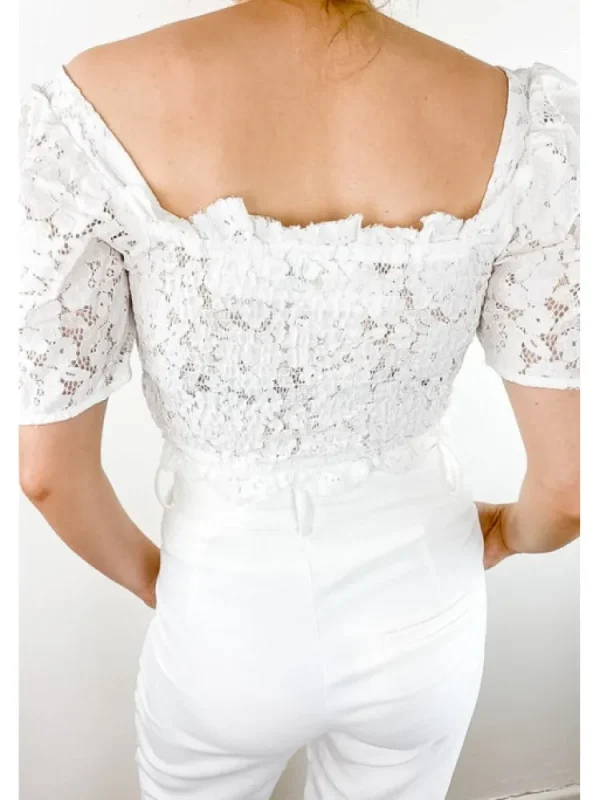 Femme * Tops & T-Shirts & Body^Top Dentelle Delhi