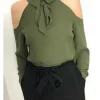 Femme * Tops & T-Shirts & Body^Top Kaki Brooklyn