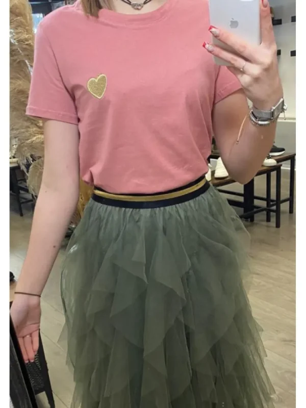 Femme * Tops & T-Shirts & Body^T-Shirt Coeur