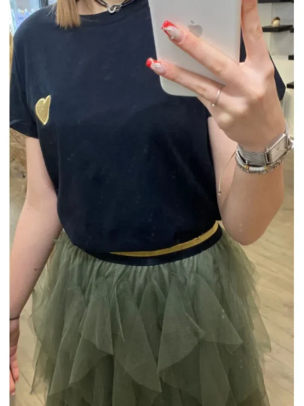 Femme * Tops & T-Shirts & Body^T-Shirt Coeur